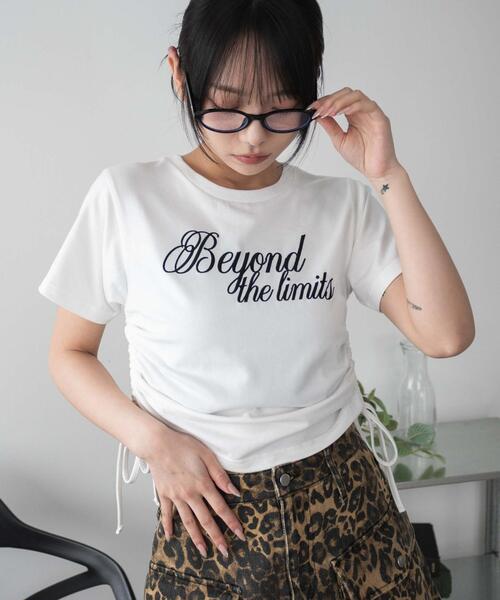 WEGO(ウィゴー)の「WEGO/ロゴサイドドロストちびT(Tシャツ/カットソー・レディース・その他1/ホワイト・FREE)」の9枚目の写真