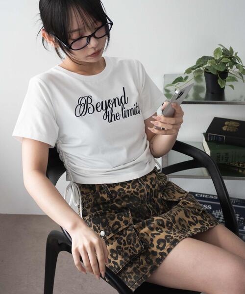 WEGO(ウィゴー)の「WEGO/ロゴサイドドロストちびT(Tシャツ/カットソー・レディース・その他1/ホワイト・FREE)」の11枚目の写真