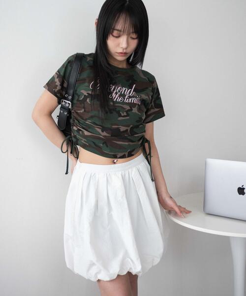 WEGO(ウィゴー)の「WEGO/ロゴサイドドロストちびT(Tシャツ/カットソー・レディース・その他1/ホワイト・FREE)」の14枚目の写真