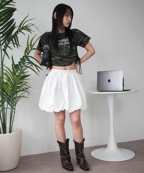WEGO(ウィゴー)の「WEGO/ロゴサイドドロストちびT(Tシャツ/カットソー・レディース・その他1/ホワイト・FREE)」の18枚目の写真