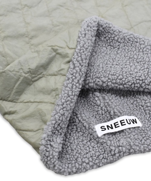 sneeuw(スニュウ)の「ウォッシュトキルティングネックウォーマー(ネックウォーマー/スヌード・レディース・グレー/ブラウン・ONESIZE)」の10枚目の写真