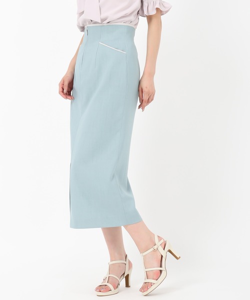 MISCH MASCH(ミッシュマッシュ)の「2025新作 配色パイピングポケットタイトスカート(スカート・レディース・ブラック/グリーン/イエロー/ライトグレー・S/M)」の21枚目の写真