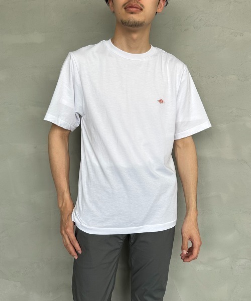 DANTON/ダントン] ワンポイントロゴ ショートスリーブTシャツ（T