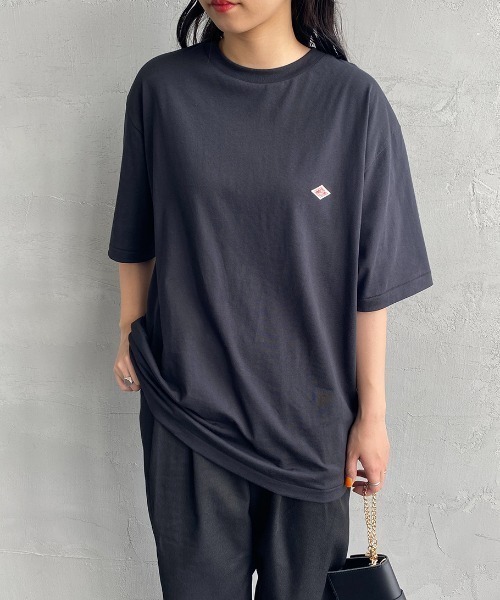 DANTON/ダントン] ワンポイントロゴ ショートスリーブTシャツ（T