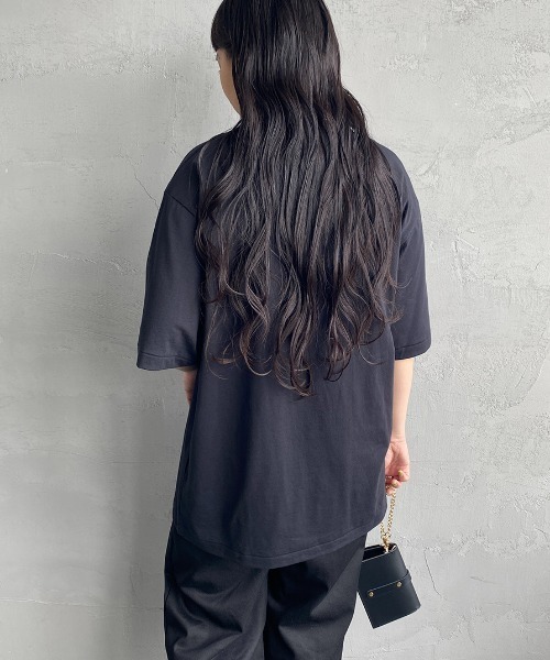 新品未使用⭐︎完売⭐︎DANTON ダントン　ショート丈　袖ワンポイント DANTON（ダントン）の「[DANTON/ダントン] ワンポイントロゴ