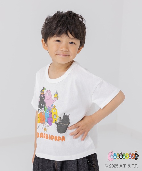 chil2（チルツー）の「〈バーバパパ〉半袖Tシャツ（Tシャツ/カットソー・キッズ・ホワイト/レッド/スモークピンク・90cm/100cm/110cm/120cm/130cm）」の6枚目の写真