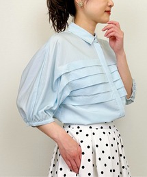 DIARIUM | 横プリーツブラウス(シャツ/ブラウス)