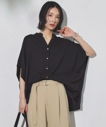 ドゥ アルシーヴ DOUX ARCHIVES スタンドカラーマットサテン