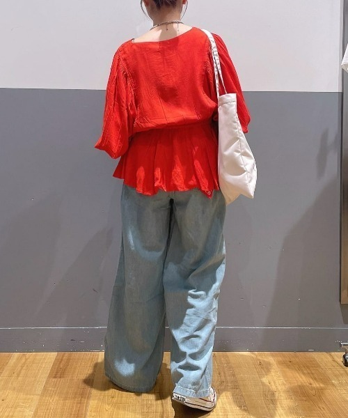 Right-on（ライトオン）の「【Other】「インド刺繍」ブラウス（その他トップス・レディース・フューシャピンク/ホワイト/ネイビー・M/L）」の10枚目の写真