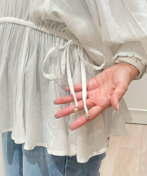 Right-on（ライトオン）の「【Other】「インド刺繍」ブラウス（その他トップス・レディース・フューシャピンク/ホワイト/ネイビー・M/L）」の4枚目の写真