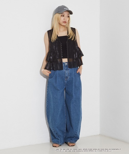 GOOD ROCK SPEED(グッドロックスピード)の「【GOOD ROCK SPEED】Jeep ロゴ刺繍キャップ(キャップ・レディース・ブルー/グリーン/グレー・フリー)」の7枚目の写真