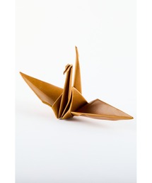 ottilie（オティーリエ）の「leather ORIGAMI turu / レザーオリガミ 鶴　★（インテリア雑貨・メンズ）」