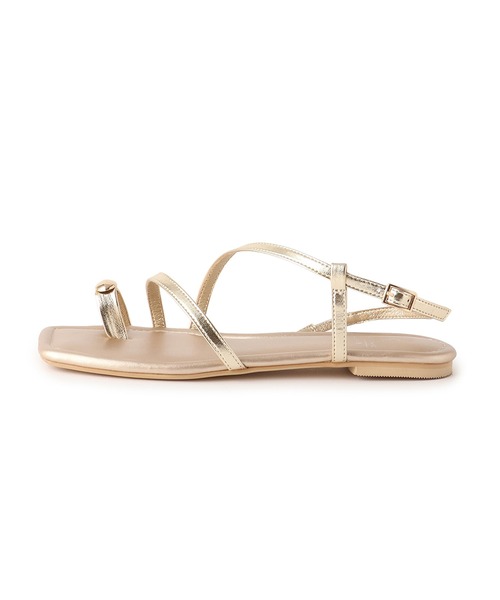 ROPE' PICNIC(ロペピクニック)の「メタルサムリングサンダル(サンダル・レディース・ゴールド/ブラウン/ブラック・S/M/L)」の15枚目の写真