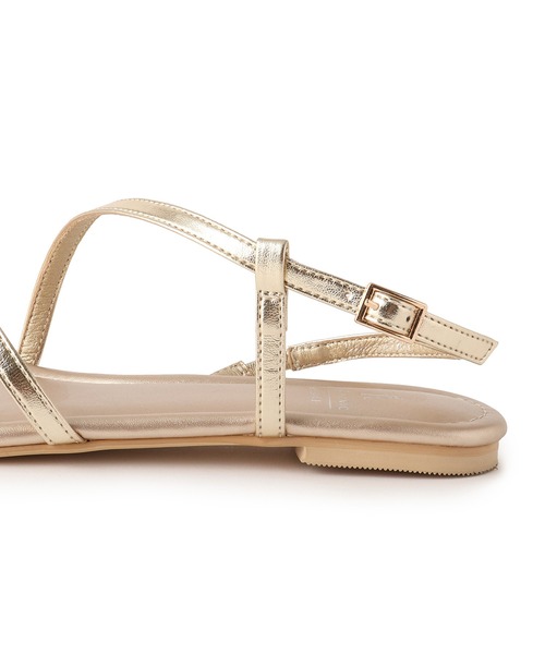 ROPE' PICNIC(ロペピクニック)の「メタルサムリングサンダル(サンダル・レディース・ゴールド/ブラウン/ブラック・S/M/L)」の14枚目の写真