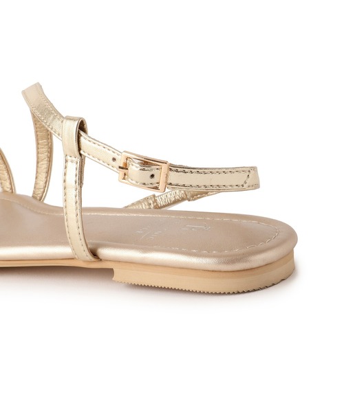 ROPE' PICNIC(ロペピクニック)の「メタルサムリングサンダル(サンダル・レディース・ゴールド/ブラウン/ブラック・S/M/L)」の12枚目の写真