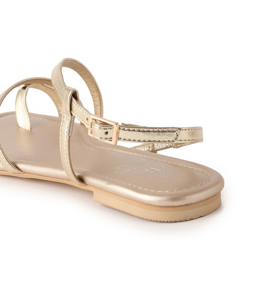 ROPE' PICNIC(ロペピクニック)の「メタルサムリングサンダル(サンダル・レディース・ゴールド/ブラウン/ブラック・S/M/L)」の8枚目の写真