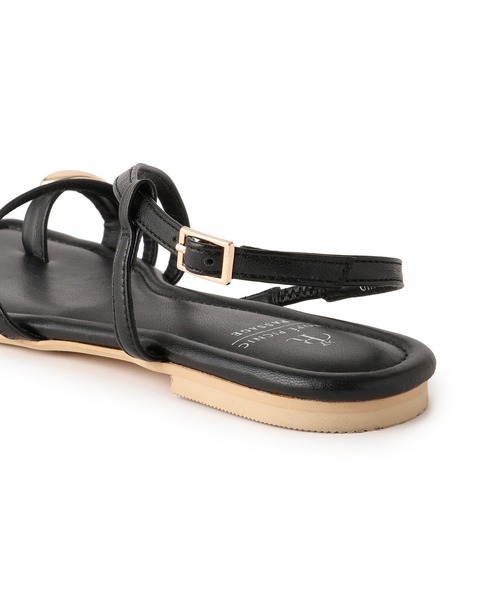 ROPE' PICNIC(ロペピクニック)の「メタルサムリングサンダル(サンダル・レディース・ゴールド/ブラウン/ブラック・S/M/L)」の6枚目の写真