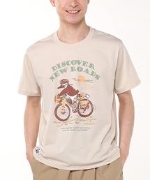 CHUMS/チャムス 半袖Tシャツ フロントプリント 速乾 UVケア CH01-2537
