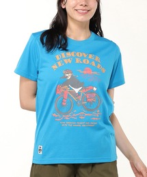 CHUMS（チャムス）の「CHUMS/チャムス 半袖Tシャツ フロントプリント 速乾 UVケア CH01-2537（Tシャツ/カットソー・メンズ）」