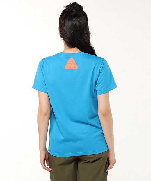 CHUMS(チャムス)の「CHUMS/チャムス 半袖Tシャツ フロントプリント 速乾 UVケア CH01-2537(Tシャツ/カットソー・メンズ・ブラック/ライトベージュ/ブルー/ホワイト・M/L/XL)」の14枚目の写真