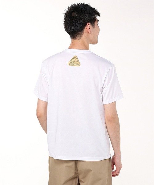 CHUMS(チャムス)の「CHUMS/チャムス 半袖Tシャツ フロントプリント 速乾 UVケア CH01-2537(Tシャツ/カットソー・メンズ・ブラック/ライトベージュ/ブルー/ホワイト・M/L/XL)」の13枚目の写真