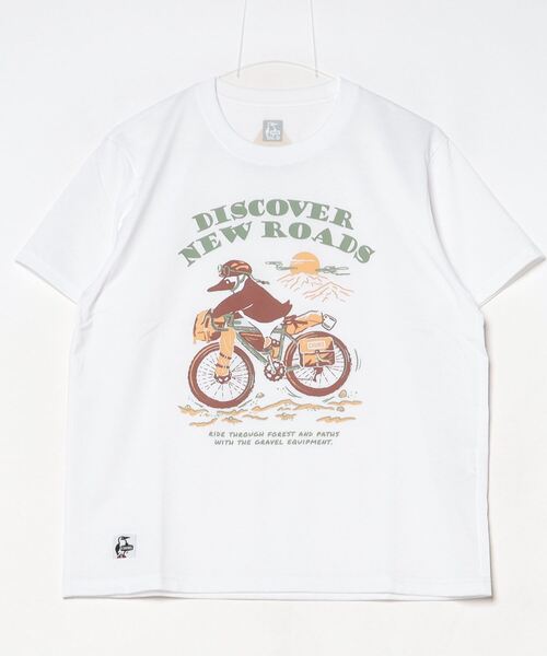 CHUMS(チャムス)の「CHUMS/チャムス 半袖Tシャツ フロントプリント 速乾 UVケア CH01-2537(Tシャツ/カットソー・メンズ・ブラック/ライトベージュ/ブルー/ホワイト・M/L/XL)」の15枚目の写真