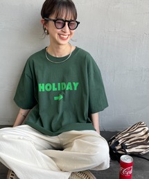 FUNG | [FUNG/ファング] HOLIDAY カットオフ プリントＴシャツ(Tシャツ/カットソー)