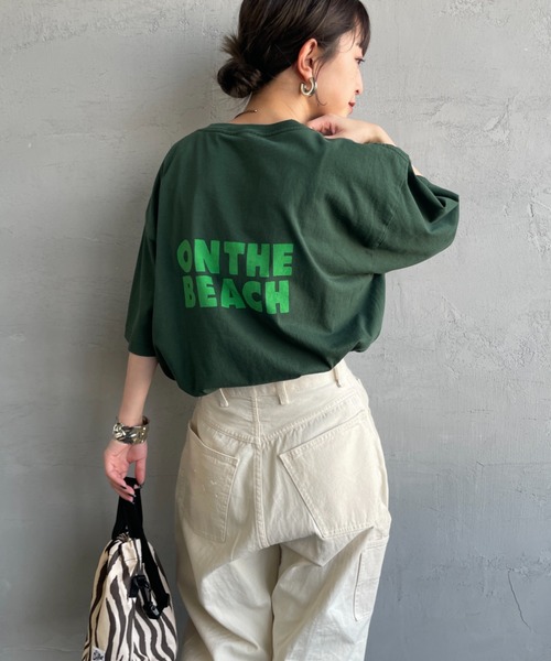 FUNG（ファング）の「[FUNG/ファング] HOLIDAY カットオフ プリントＴシャツ（Tシャツ/カットソー・レディース・グリーン・M）」の12枚目の写真