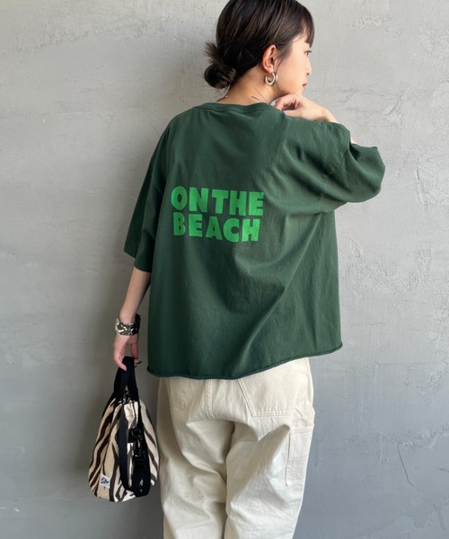 FUNG（ファング）の「[FUNG/ファング] HOLIDAY カットオフ プリントＴシャツ（Tシャツ/カットソー・レディース・グリーン・M）」の17枚目の写真