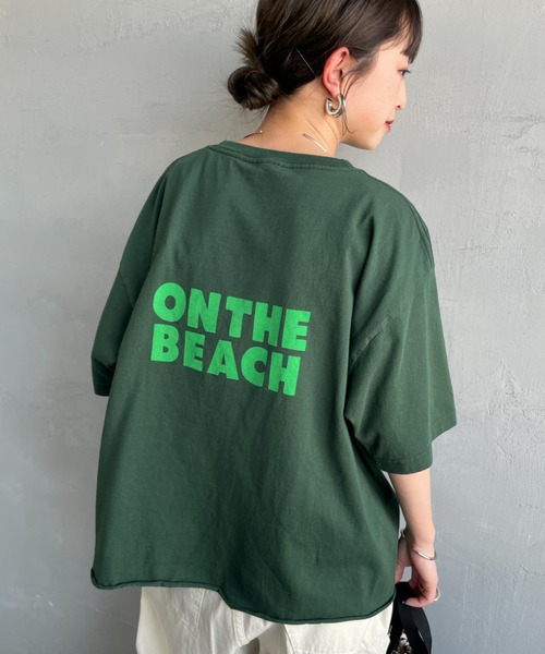 FUNG（ファング）の「[FUNG/ファング] HOLIDAY カットオフ プリントＴシャツ（Tシャツ/カットソー・レディース・グリーン・M）」の22枚目の写真