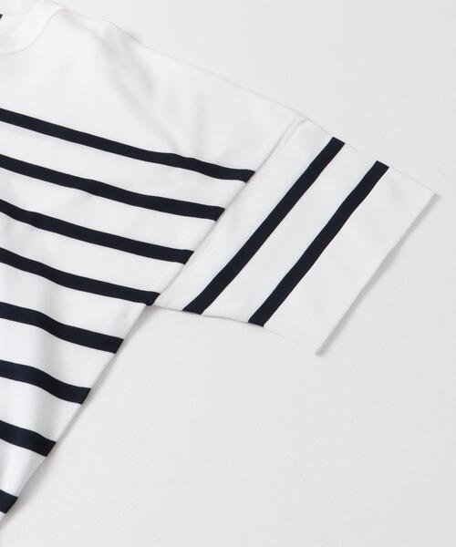 EKAL（エカル）の「ナバルボーダーショートスリーブニットTシャツ（Tシャツ/カットソー・レディース・ネイビー/ベージュ系その他・ONE）」の20枚目の写真