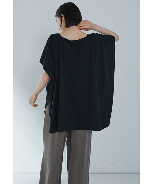 1er Arrondissement（プルミエアロンディスモン）の「【リニューアル】プレミアム天竺ニュアンストップス（Tシャツ/カットソー・レディース・オフホワイト/ブラック系その他3/ブラウン系その他5/グレー系その他7・FREE）」の5枚目の写真