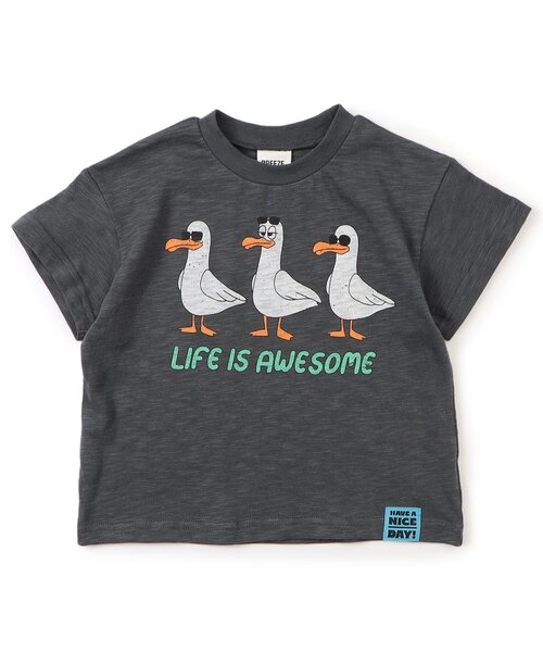 BREEZE（ブリーズ）の「【ジュニア対応】4柄アニマル半袖Tシャツ（Tシャツ/カットソー・キッズ・レッド/ブラウン/チャコール/イエロー・80/90/100/110/120/140/130）」の16枚目の写真