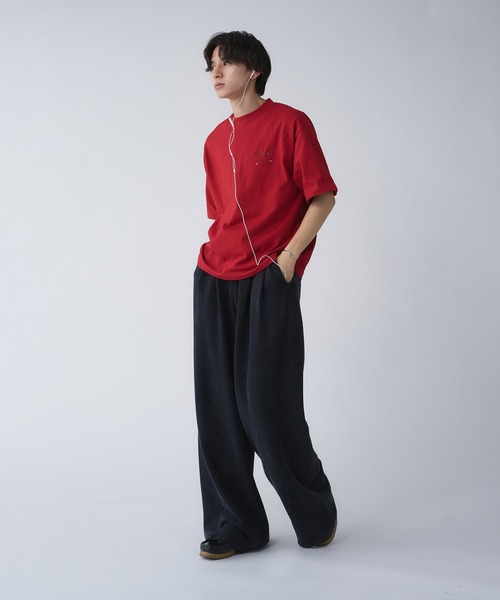 Adoon plain（アドーンプレーン）の「Assorted Graphic & Embroidered Logo T-Shirt / アソートグラフィック＆刺繍ロゴTシャツ（Tシャツ/カットソー・メンズ・その他/ブラック/ボルドー/ホワイト/ライトホワイト・LARGE/MEDIUM）」の14枚目の写真