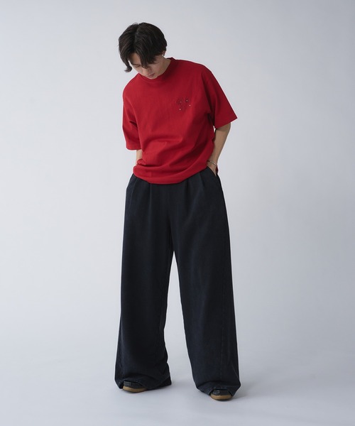 Adoon plain（アドーンプレーン）の「Assorted Graphic & Embroidered Logo T-Shirt / アソートグラフィック＆刺繍ロゴTシャツ（Tシャツ/カットソー・メンズ・その他/ブラック/ボルドー/ホワイト/ライトホワイト・LARGE/MEDIUM）」の15枚目の写真