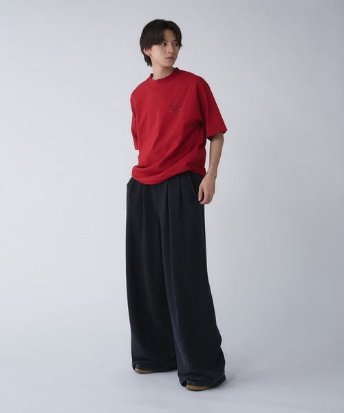 Adoon plain（アドーンプレーン）の「Assorted Graphic & Embroidered Logo T-Shirt / アソートグラフィック＆刺繍ロゴTシャツ（Tシャツ/カットソー・メンズ・その他/ブラック/ボルドー/ホワイト/ライトホワイト・LARGE/MEDIUM）」の16枚目の写真