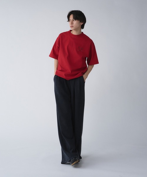 Adoon plain（アドーンプレーン）の「Assorted Graphic & Embroidered Logo T-Shirt / アソートグラフィック＆刺繍ロゴTシャツ（Tシャツ/カットソー・メンズ・その他/ブラック/ボルドー/ホワイト/ライトホワイト・LARGE/MEDIUM）」の17枚目の写真