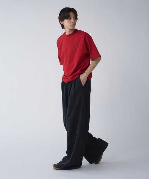 Adoon plain（アドーンプレーン）の「Assorted Graphic & Embroidered Logo T-Shirt / アソートグラフィック＆刺繍ロゴTシャツ（Tシャツ/カットソー・メンズ・その他/ブラック/ボルドー/ホワイト/ライトホワイト・LARGE/MEDIUM）」の19枚目の写真