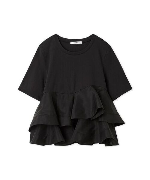異素材ペプラムTシャツ（Tシャツ/カットソー）｜SNIDEL（スナイデル