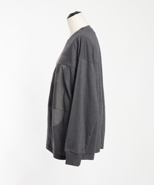 gomme(ゴム)の「30/-天竺 音符T(Tシャツ/カットソー・レディース・ブラック/チャコールグレー・MEDIUM)」の6枚目の写真