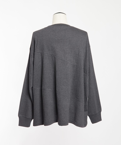 gomme(ゴム)の「30/-天竺 音符T(Tシャツ/カットソー・レディース・ブラック/チャコールグレー・MEDIUM)」の7枚目の写真