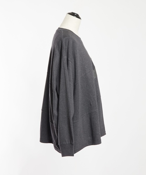 gomme(ゴム)の「30/-天竺 音符T(Tシャツ/カットソー・レディース・ブラック/チャコールグレー・MEDIUM)」の8枚目の写真