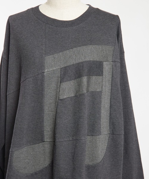 gomme(ゴム)の「30/-天竺 音符T(Tシャツ/カットソー・レディース・ブラック/チャコールグレー・MEDIUM)」の9枚目の写真