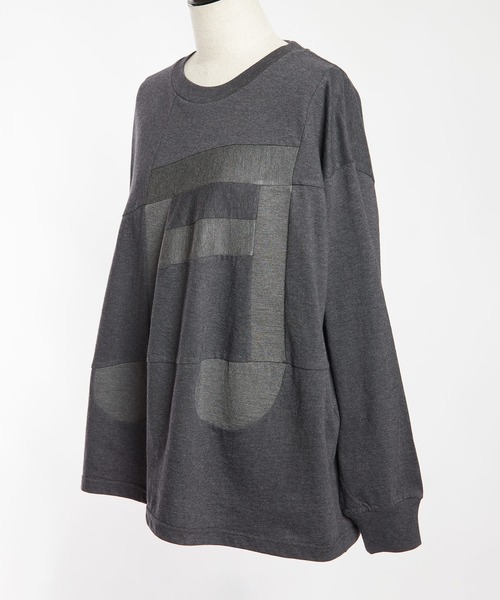 gomme(ゴム)の「30/-天竺 音符T(Tシャツ/カットソー・レディース・ブラック/チャコールグレー・MEDIUM)」の13枚目の写真