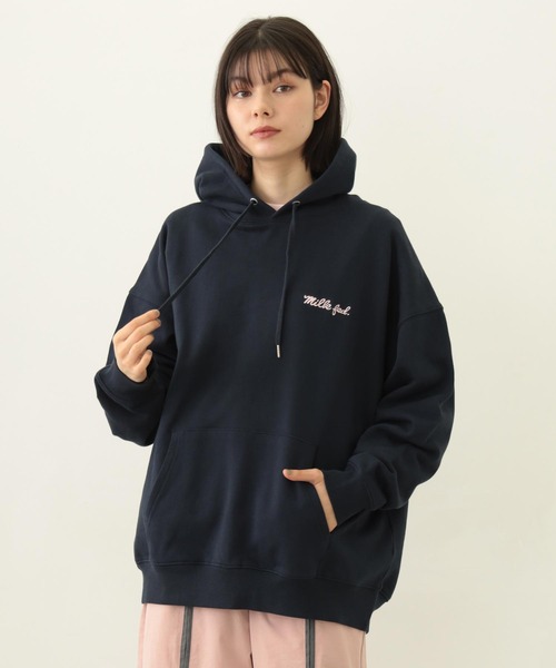 セール】ICING LOGO WIDE SWEAT HOODIE（パーカー）｜MILKFED.（ミルク