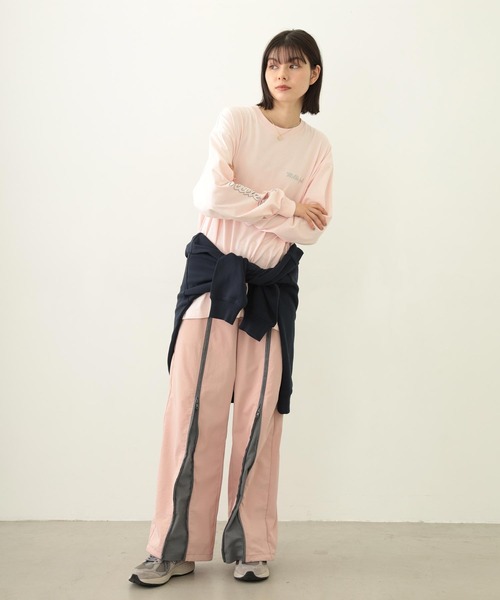 MILKFED.（ミルクフェド）の「ICING LOGO WIDE SWEAT HOODIE（パーカー・レディース・オートミール/チャコール/ネイビー・M/L）」の12枚目の写真