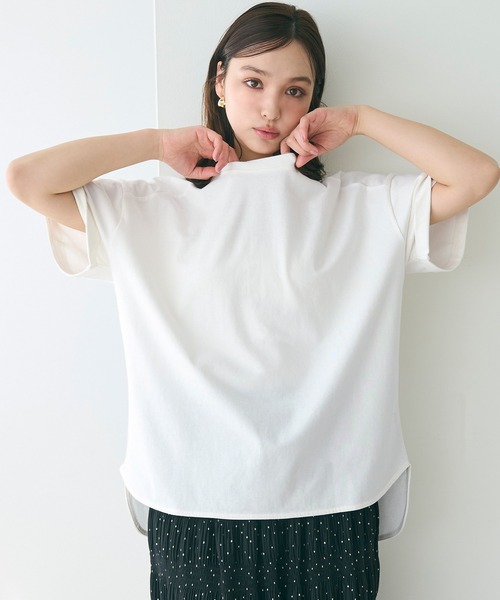 coca（coca）（コカ）の「ビッグTシャツ（Tシャツ/カットソー・レディース・ホワイト/イエロー・L/M/S）」の7枚目の写真