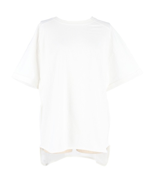 coca（coca）（コカ）の「ビッグTシャツ（Tシャツ/カットソー・レディース・ホワイト/イエロー・L/M/S）」の19枚目の写真