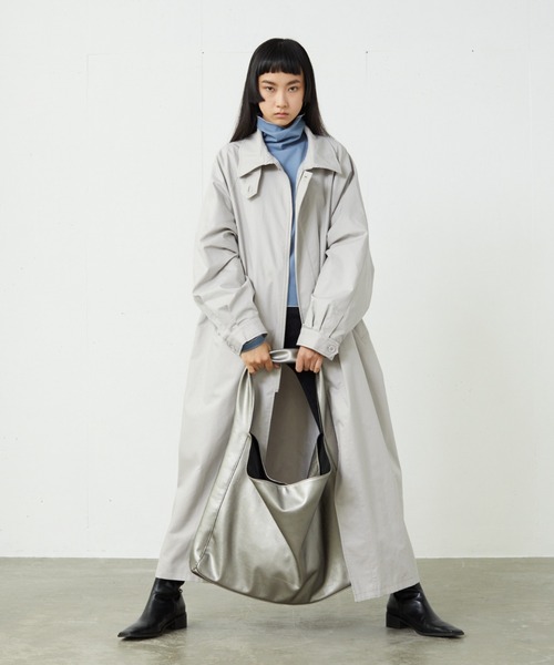 FEKETE コート FEKETE 3way オーバーフィットロングステンカラーコート