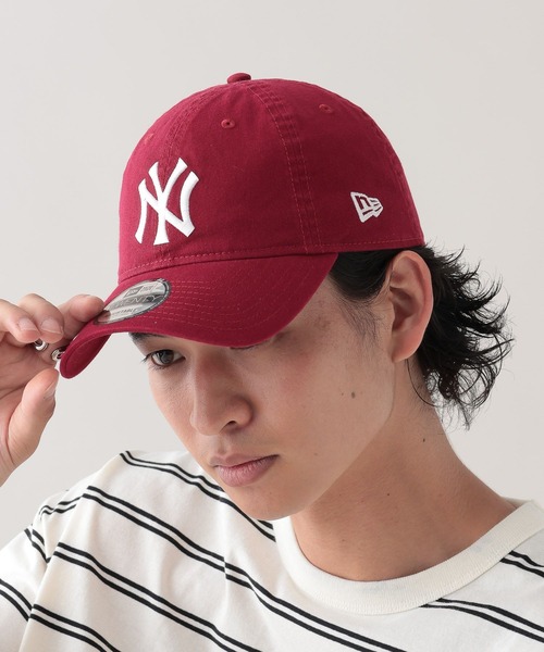 NEW ERA（ニューエラ）の「【NEW ERA/ニューエラ】9TWENTY/ウォッシュドキャップ（キャップ・メンズ・ネイビー/その他5/レッド/ダークブラウン・FREE）」の3枚目の写真
